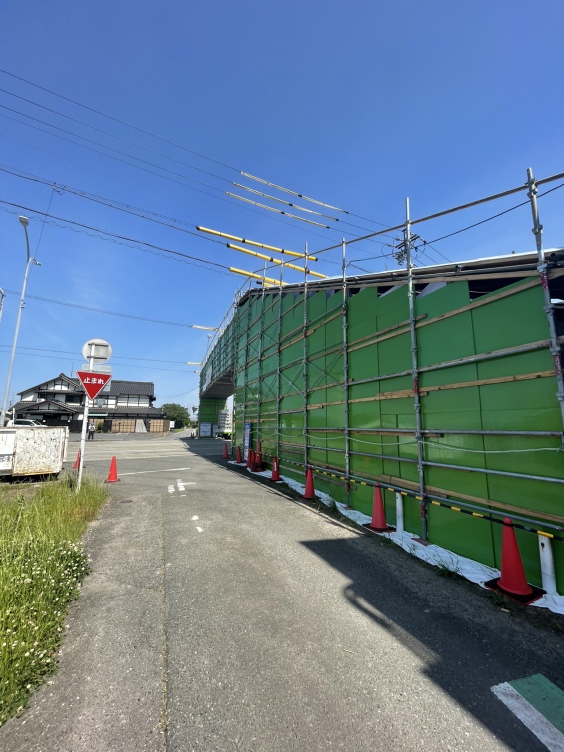 歩道橋改修工事